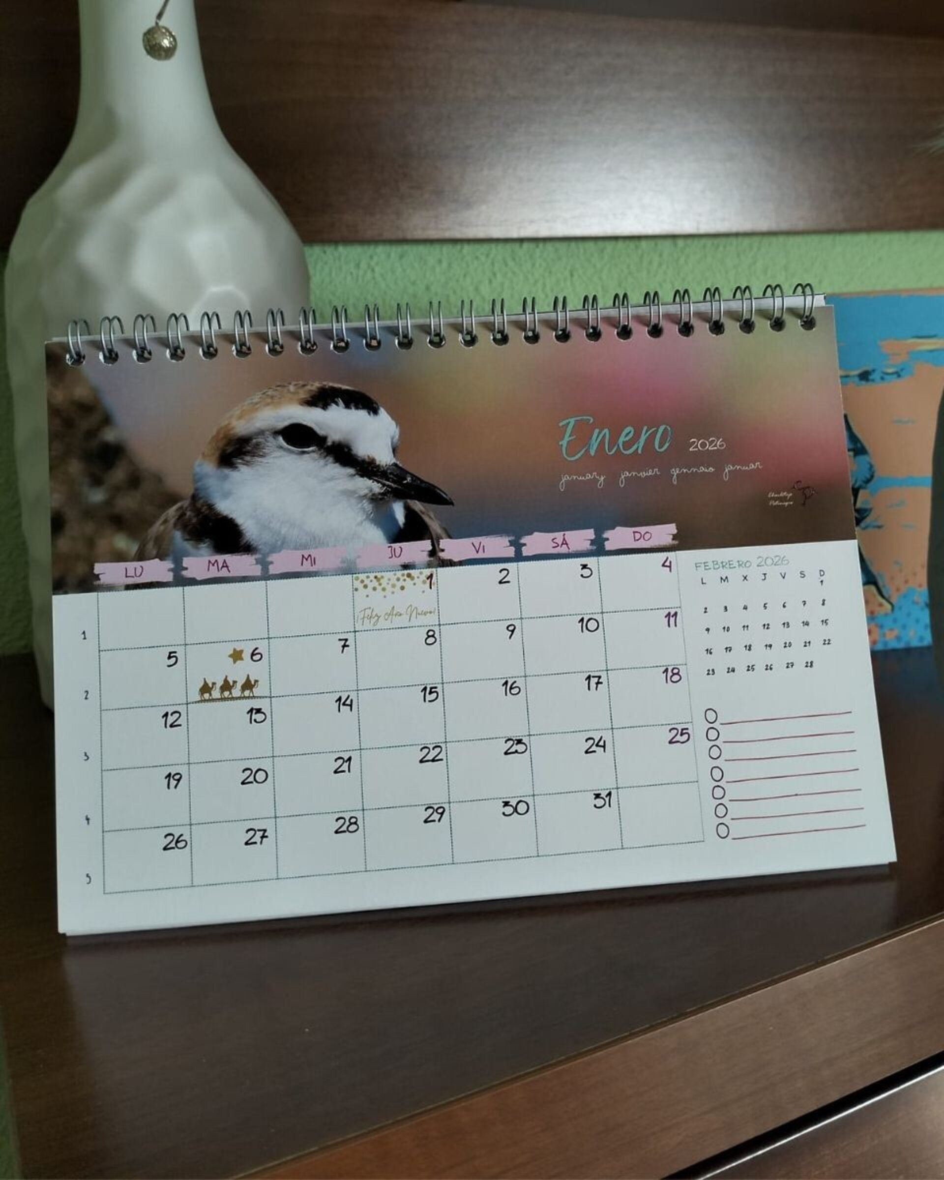 Calendario de mesa Chorlitejos Patinegros - 6