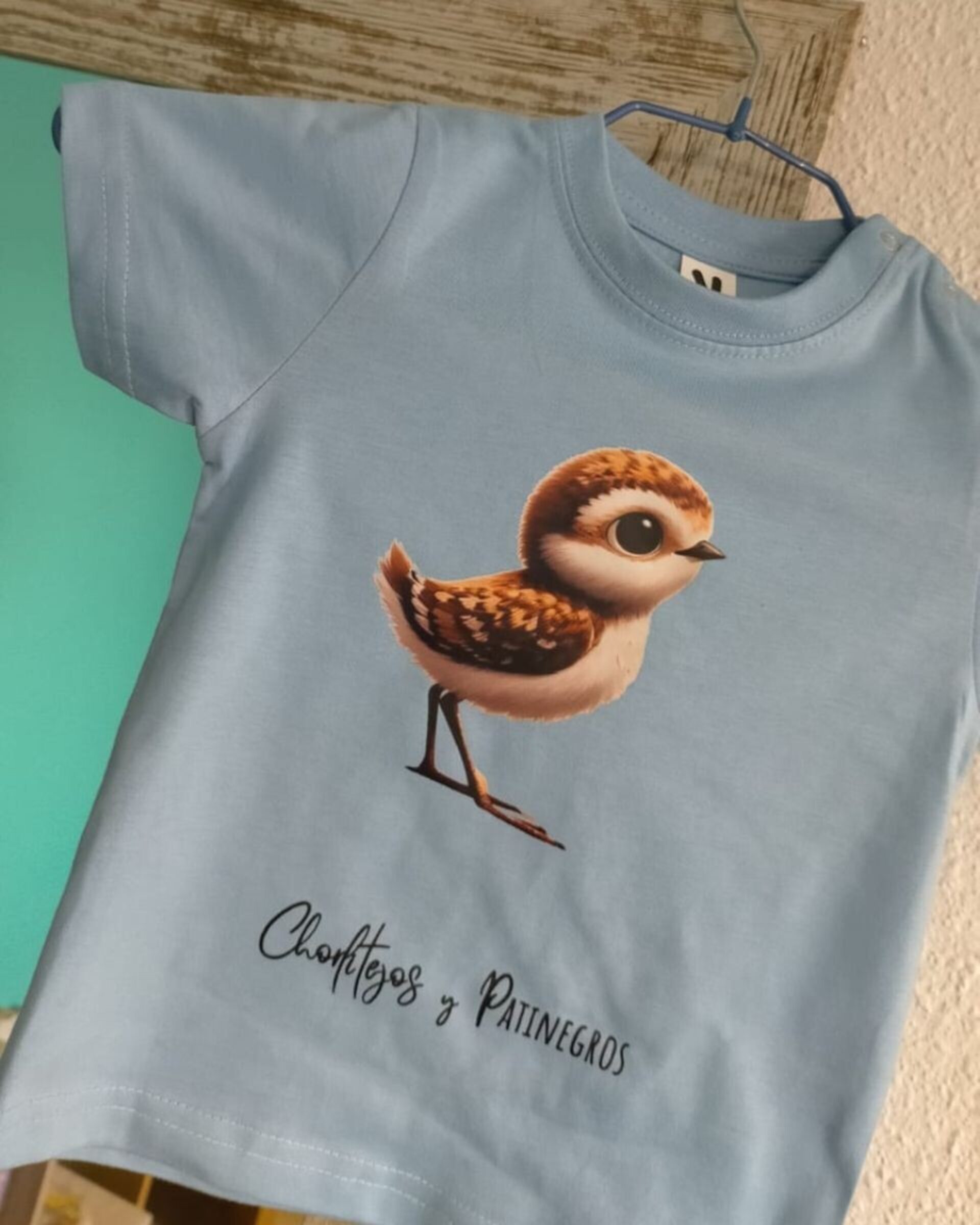 Camiseta manga corta para bebés de Polluelo Chorlitejo Patinegro - 5